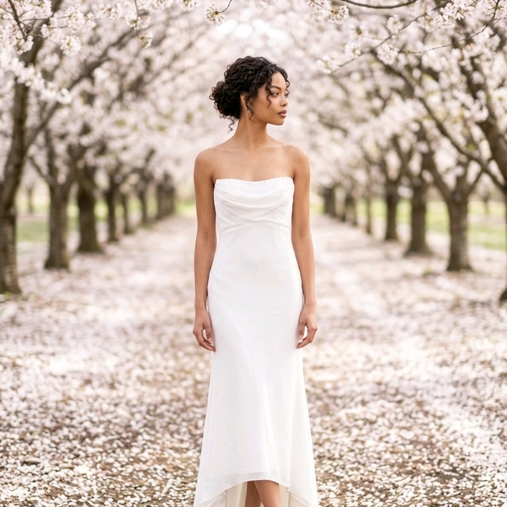 White Sheath Dress by